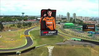 Oscar Piastri postrace radio Brazilian GP 2024 sprint [upl. by Oidgime454]