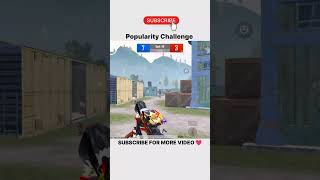 Popularity challenge 1v1 tdm 1vs1 LuxuriousGaming bgmi pubg shortsvideo shorts [upl. by Annas]