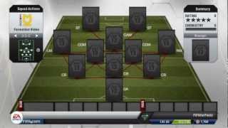 FIFA 13 Tips amp Advice  Best Formations [upl. by Eidde]