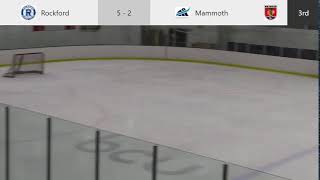 NIHLChicago Blackhawks Premier Select Tournament  3 Rockford 10UAA v 2 Mammoth 10U AA  Game 2 [upl. by Akemej]