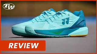 Yonex Eclipsion 5 Tennis Shoe Review stable stylish and cushioned [upl. by Ymmas360]