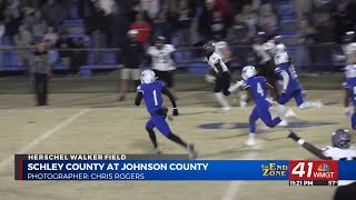 THE END ZONE HIGHLIGHTS Johnson County welcomes Schley County [upl. by Ecam]