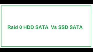 Raid0 HDD SATA Vs SSD SATA Speed test on Server Dell Poweredge R510 [upl. by Mosby]