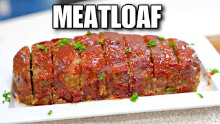 Easy Homemade Meatloaf Recipe  Juicy Meatloaf Recipe [upl. by Thornie]