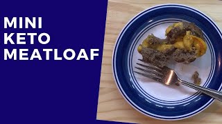 Low Carb Keto Recipe Mini Keto Meatloaf [upl. by Palestine]