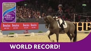 Charlotte Dujardins World Record Breaking Freestyle test at London Olympia [upl. by Emanuel795]