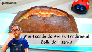 Cómo se hace el MANTECADO de AVILÉS receta tradicional   EL MEJOR BOLLO de PASCUA 🐞👌 [upl. by Mcnamee]