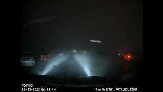 dashcam perodua alza 2022 advance genting run very foggy [upl. by Walden448]