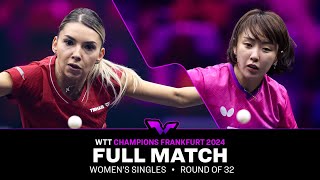 FULL MATCH  Bernadette Szocs vs Suh Hyo Won  WS R32  WTTFrankfurt 2024 [upl. by Anatollo]