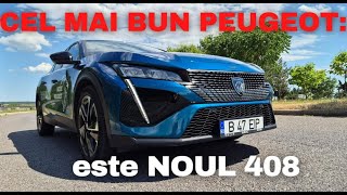 Test Drive cu noul Peugeot 408 12 PureTech 130 CP 2024Cea mai buna masina Peugeot a momentului [upl. by Ecire]