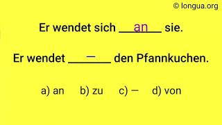 wenden sich wenden an sich wenden zu Akkusativ oder Dativ Verb mit Präpositionen phrasal verbs [upl. by Ozner]