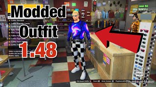 Modded Check board Outfit  GTA 5 Online Outfit Tutorial [upl. by Oeak292]