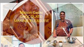 Maison Cailler Making our own chocolate traveltoswitzerland chocolate chocolatemaking [upl. by Wexler]