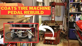 Coats 5030A tire machine pedal rebuild [upl. by Theobald]