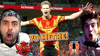 SADECE MAYKIL OWEN LA GOL ATMA CHALLENGE  70 METRE GOL 😲 ÜMİDİ VS EMJAN ELPESİCO 25 [upl. by Hannaj654]