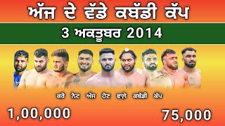 ajj de kabaddi cup 3 October 2024  sukhanwala kabaddi live  kabaddi live  live kabaddi [upl. by Anirret478]