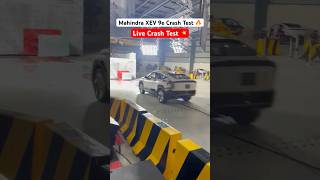 Mahindra XEV 9e Live Crash test 🔥 [upl. by Nerb]