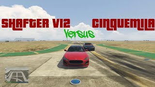 LAMPADATI CINQUEMILA VS BENEFACTOR SHAFTER V12  GTA Online The Contract DLC [upl. by Mcferren258]