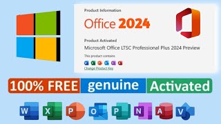 Download and Install Office 2024 from Microsoft  Free Genuine Version  Hindi [upl. by Cormick]