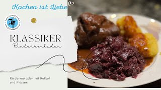 Rinderrouladen mit Rotkohl und Klößen – das perfekte Festessen [upl. by Zednanreh]