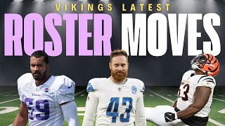 Vikings Latest Roster Moves [upl. by Enymsaj]