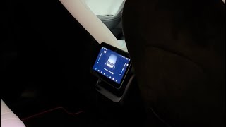 Upgrade to 2024 Hansshows Tesla Rear Screen Transforms Your Tesla Into Project Highland [upl. by Gardy]