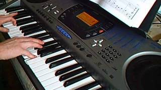 Unbirthday Song on Casio ctk 671 keyboard [upl. by Eizzo596]