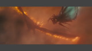 Mothra fights Rodan death of Mothra [upl. by Grannia]