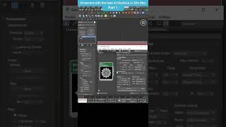 Creating 3D Ornament Relief from Texture with Displace in 3ds Max shorts 3dsmax ornaments [upl. by Lihas]