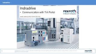 Example Indradrive with TIA Portal [upl. by Lamraj]