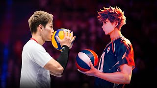 20 Haikyuu Moments in Real Life Volleyball [upl. by Bokaj648]