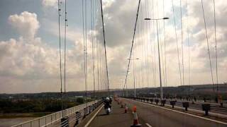 YSA Humber Bridge World Record Scooter Crossing [upl. by Sigismundo624]