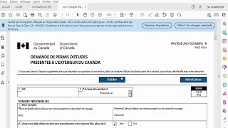 Demande de permis détude Comment remplir le formulaire IMM 1294 [upl. by Nasar]