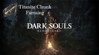 Dark Souls Remastered  Titanite Chunk farming  New Londo Ruins [upl. by Dihahs]