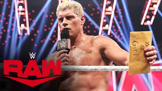 Cody Rhodes does a gender reveal after Raw goes off the air Raw exclusive Feb 23 2024 [upl. by Malha]