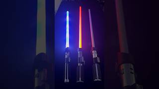 Star wars vaders vault neopixel lightsaber vs hasbro black series force fx elite darth vader [upl. by Enilatan]