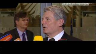 Joachim Gauck  30062010 Interview nach der Wahl des Bundespräsidenten [upl. by Razid697]