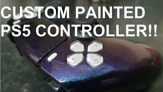 CUSTOM PAINTING A PS5 CONTROLLER [upl. by Jehius]