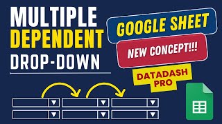 Multi Rows Dependent Dropdown in Google sheets  New Concept [upl. by Gnaht463]