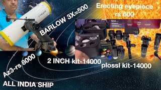 Making Telescopes powerful and Better 3x barlowaz3 mount erecting diagonaleyepieceplossl kit [upl. by Bailey463]