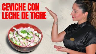 Ceviche con Leche de Tigre [upl. by Thgirw]