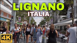 LIGNANO SABBIADORO ITALY Walking Tour  4K 60fps [upl. by Odnanreh618]