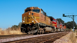 BNSF 4576 MBARRIC at East Gateley Pinole CA September 20 2001 [upl. by Adolfo]