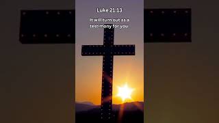 A Bible Verse for Spiritual Growth Luke 2113 [upl. by Eissen138]