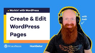 How to Create and Edit a Page in WordPress  Ep 3 Workin with WordPress [upl. by Woermer]