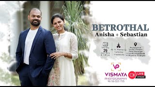 Betrothal Of Anisha  Sebastian On 29062024 At 300pm St Thomas Cathedral Church Irinjalakuda [upl. by Oruntha]