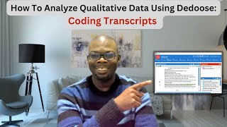 How to analyze qualitative data using Dedoose Coding Transcripts DedooseSupport [upl. by Flam]