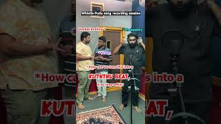 Whistle Podu Song Recording Session vikkals shorts [upl. by Arleyne87]