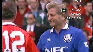 Old Everton vs Manchester Utd legends from the 1995 FA Cup Final [upl. by Ashia]