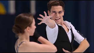 2019 Junior Worlds Evgeniia LOPAREVA  Geoffrey BRISSAUD FRA Rhythm Dance 07032019 [upl. by Ingalls]